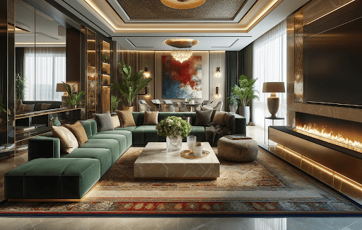 Key Components of a Luxury Living Room