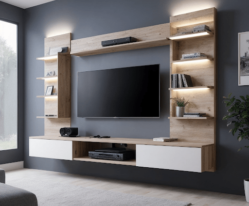 TV Unit Hall's Centerpiece