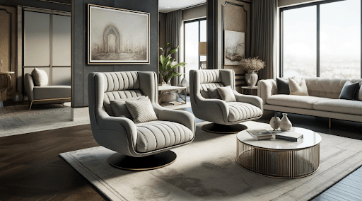 4. Chic Lounge Chairs