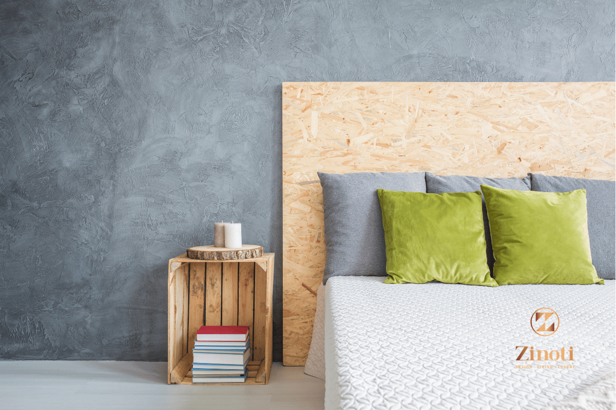 Design Ideas for Modern Bedroom with Veneer Finish