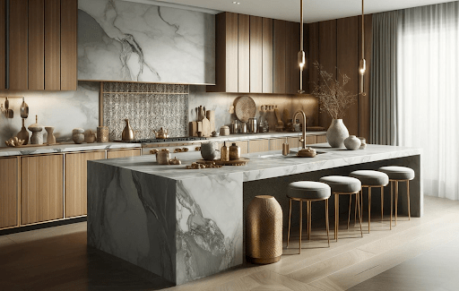 Layering Marble with Other Materials