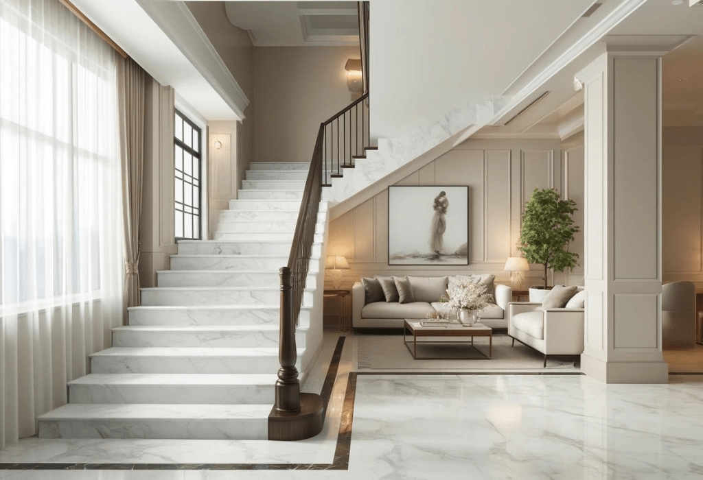 Marble for Outdoor Staircases