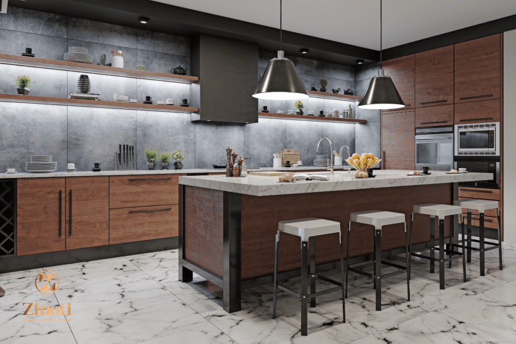 Modern Marble Kitchen Design Ideas for Luxury Interiors - Zinoti