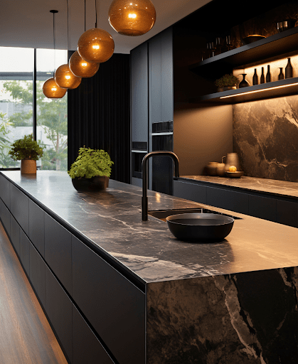 Modern Marble Kitchen Features and Aesthetics