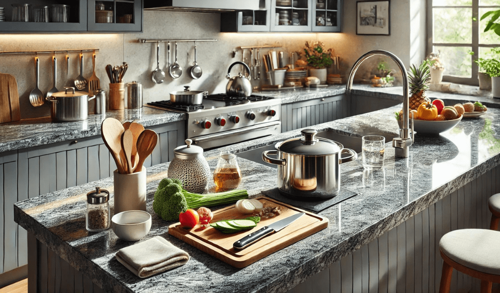 Pretty Polished Granite Countertops