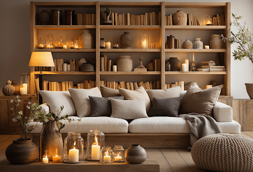 Sophisticated Bookshelves