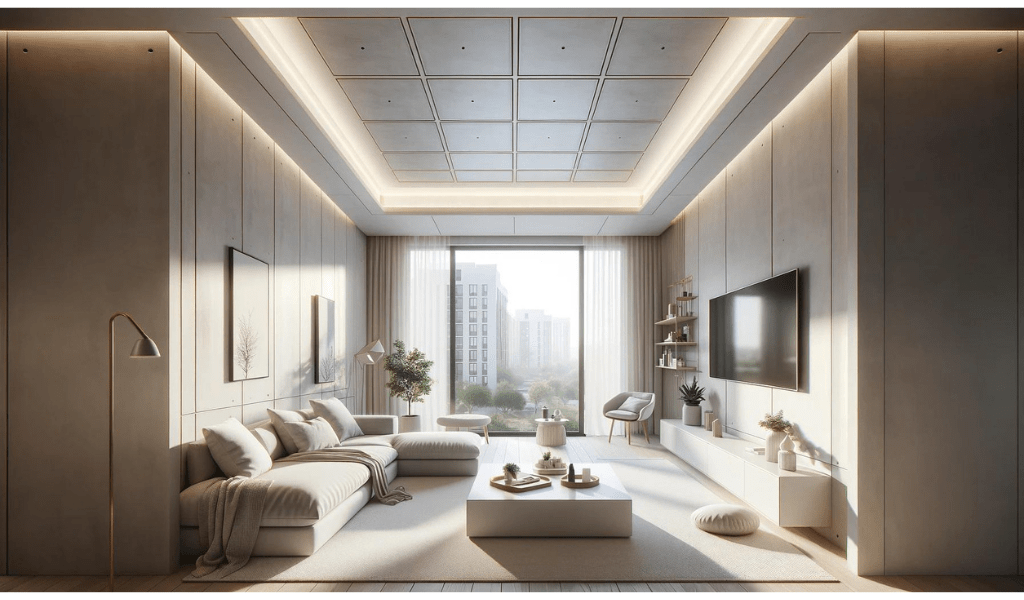 Visual Appeal of Gypsum False Ceilings