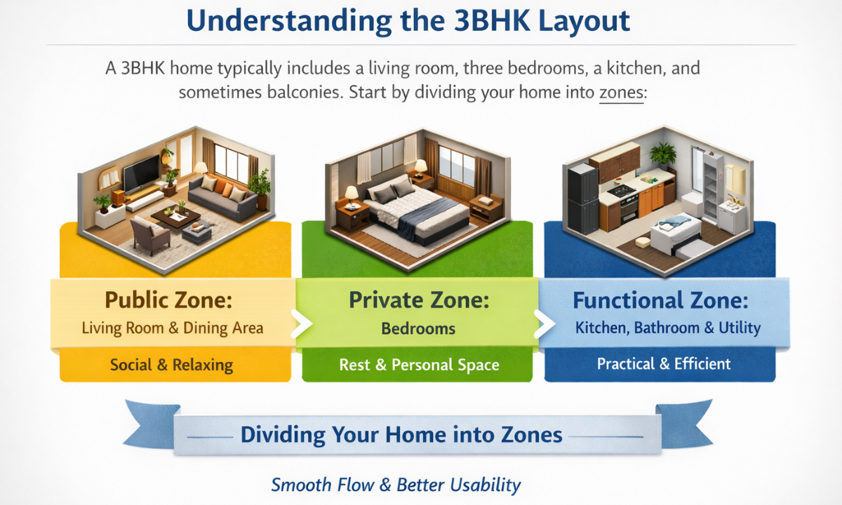 Exploring the 3BHK Layout