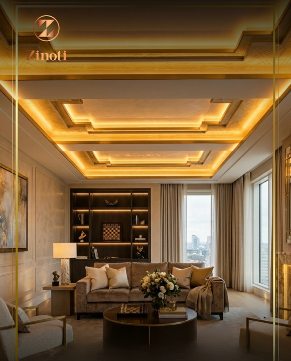 Ceiling design for apartment
