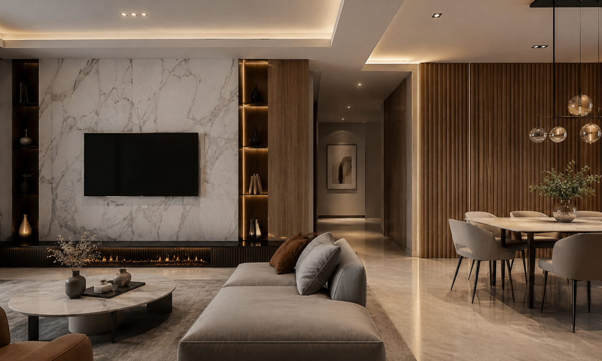 Architectural Zoning via Custom Millwork