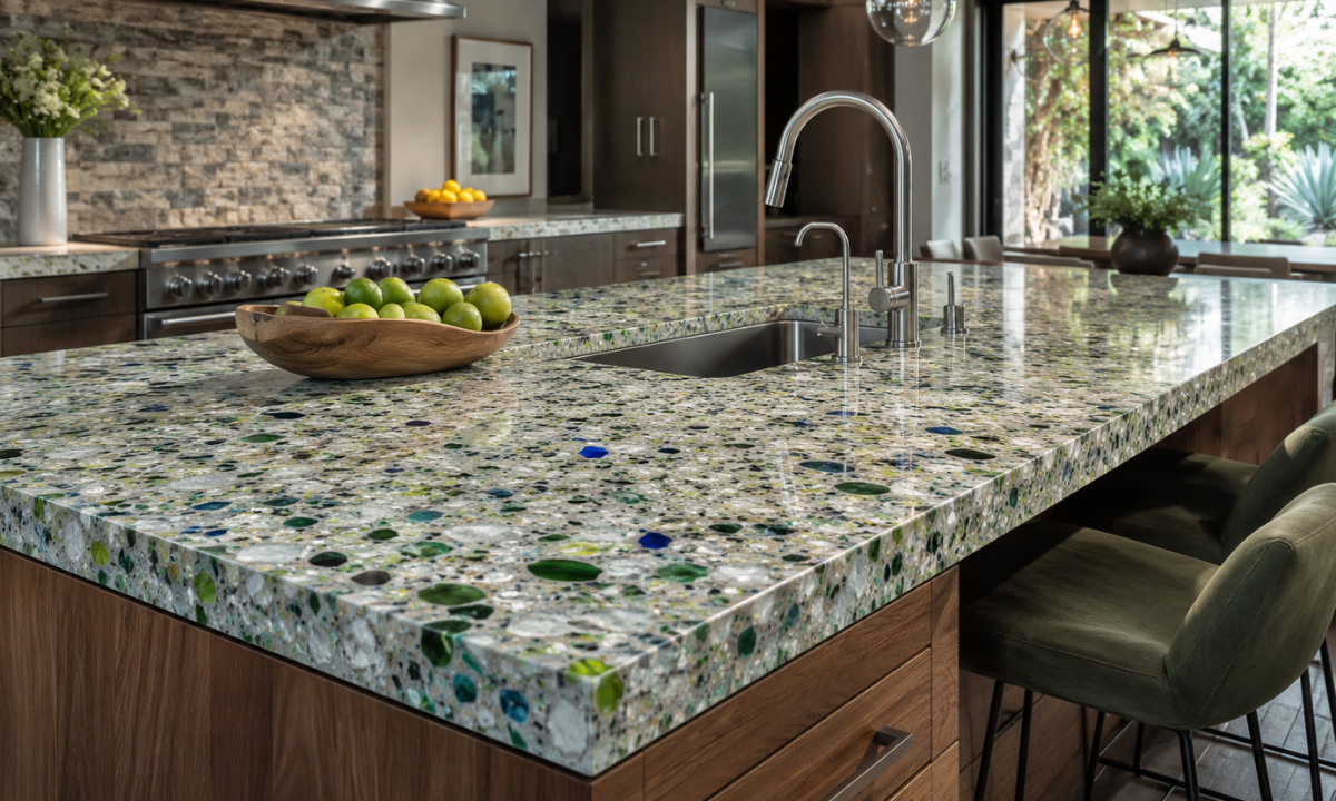 Recycled Glass Counters