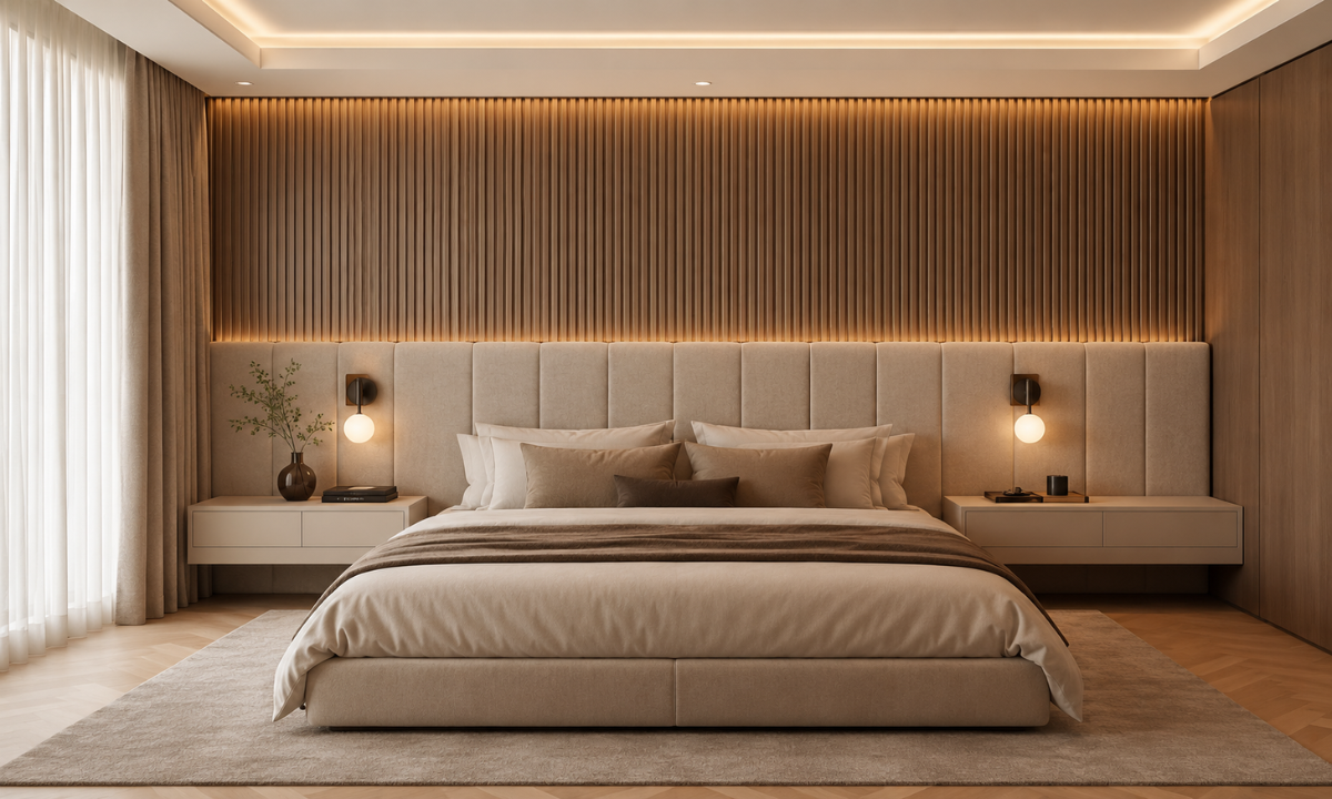 Structural Headboard Wall
