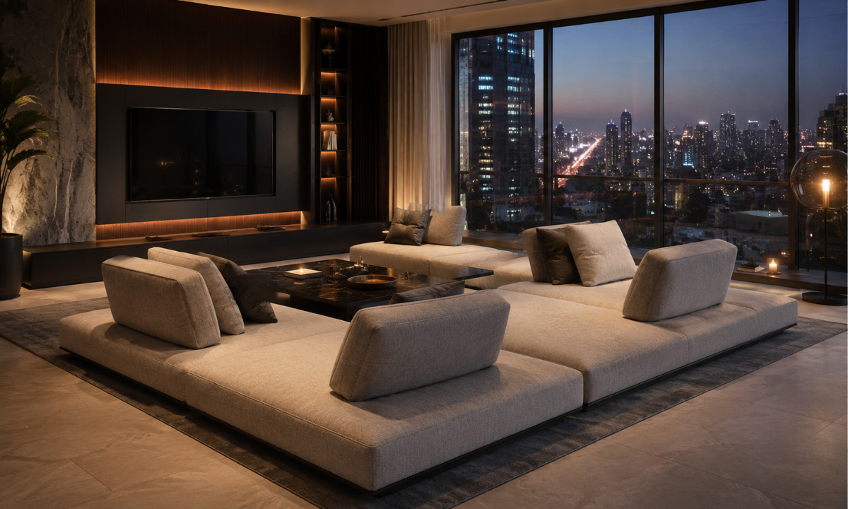 Modular Sectionals with Adjustable Backrests