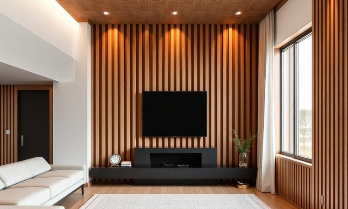Shadow-Gap Wood Fluting