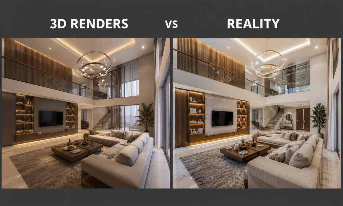 Evaluating Portfolios: 3D Renders vs. Real Projects