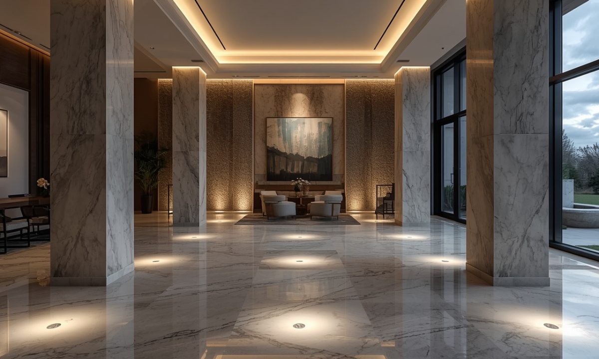 Floor-Recessed Architectural Up-Lighting