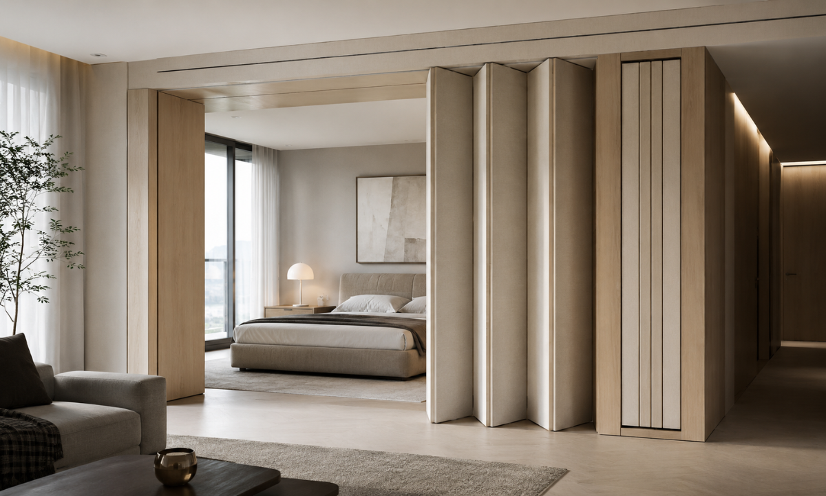 Flush-Fold Wall Panels