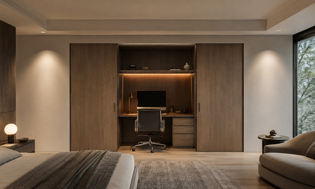 Pocket-Door Workspaces