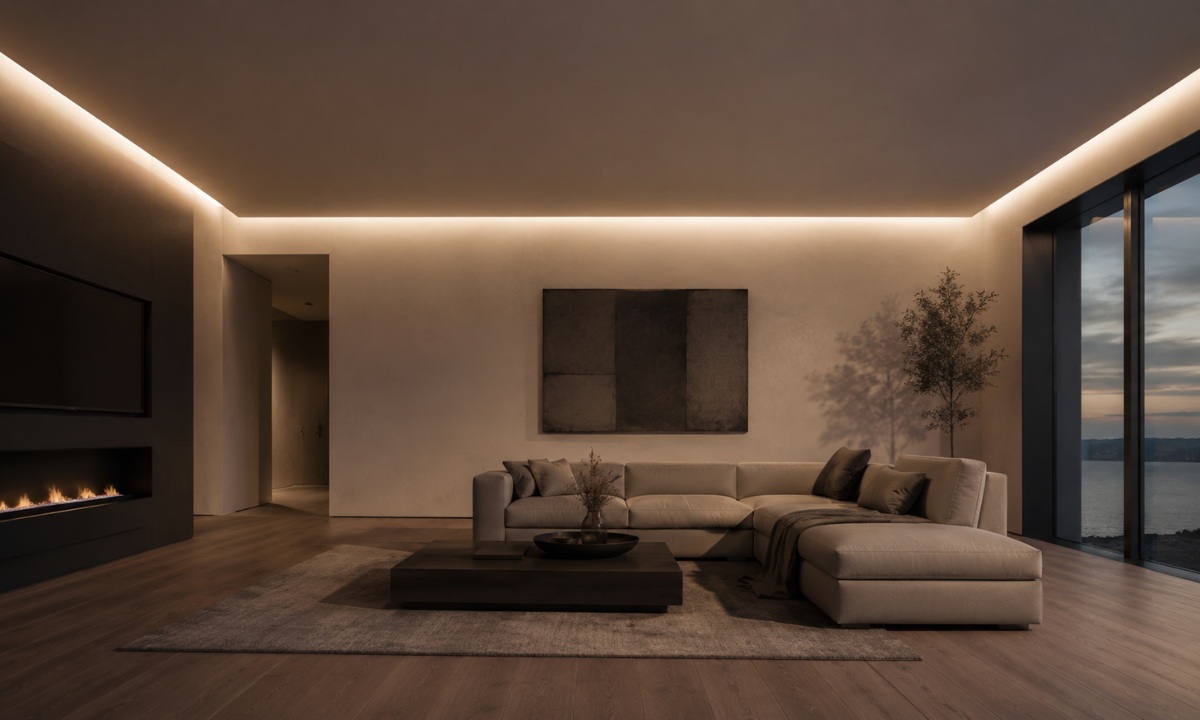 Shadow-Gap Ceiling Coves