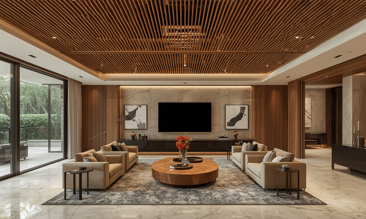 Timber Slat Ceiling Overlays