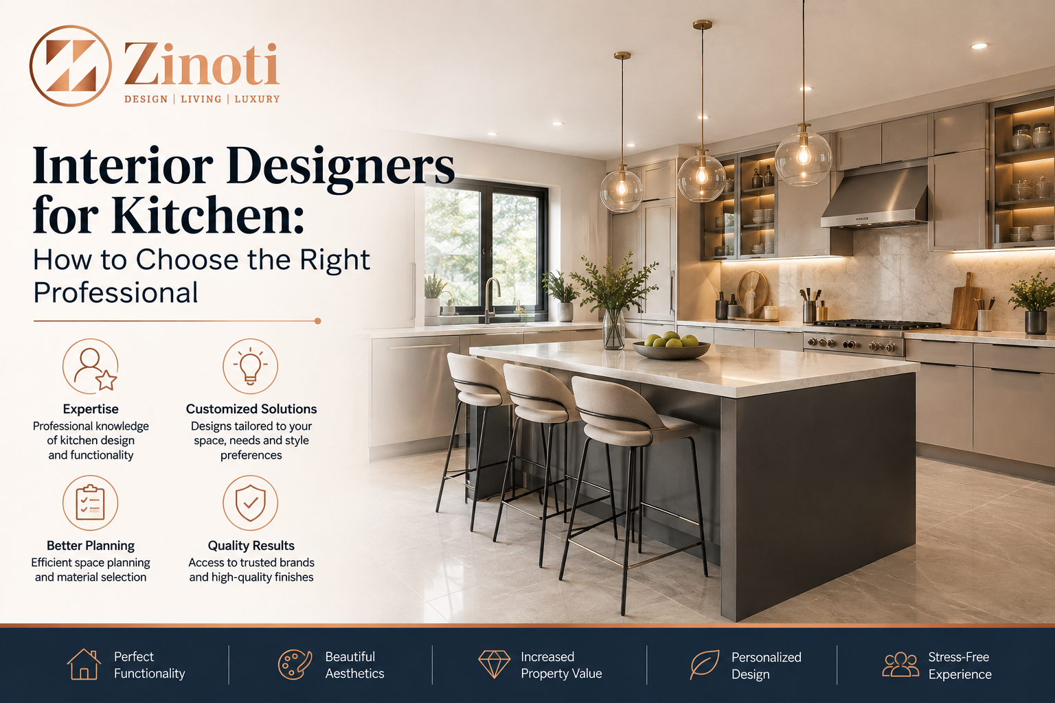 Interior Designers for Kitchen: How to Choose the Right Professional<div class="custom-breadcrumbs"><span><span><a href="https://zinoti.com/">Home</a></span> » <span class="breadcrumb_last" aria-current="page">Interior Designers for Kitchen: How to Choose the Right Professional</span></span></div>