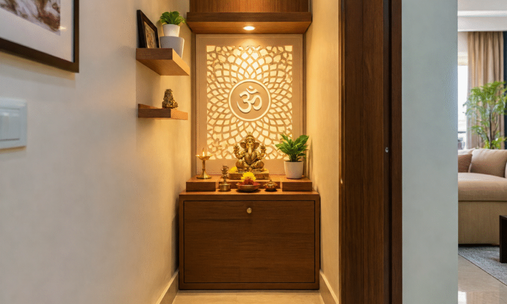 Compact Pooja Space