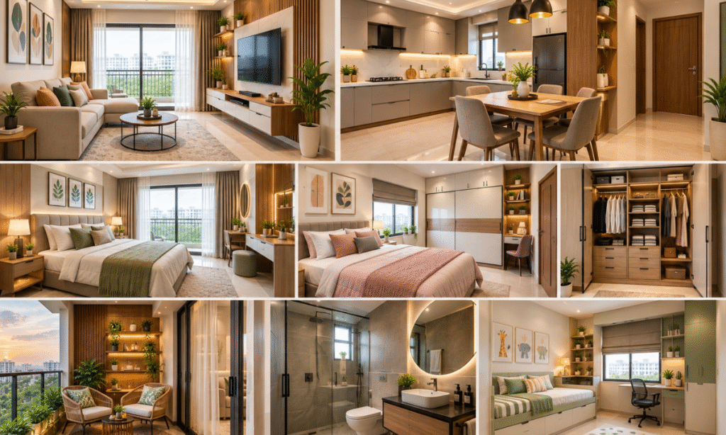 Modern 2 BHK Apartment Design Styles