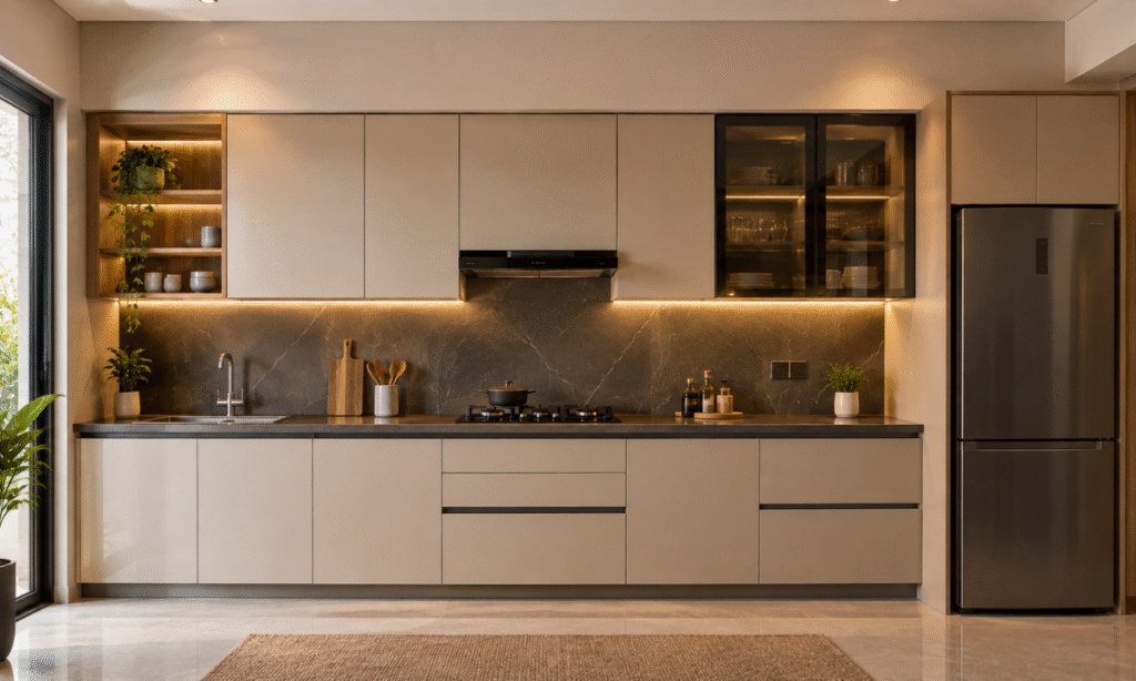 Straight Kitchen