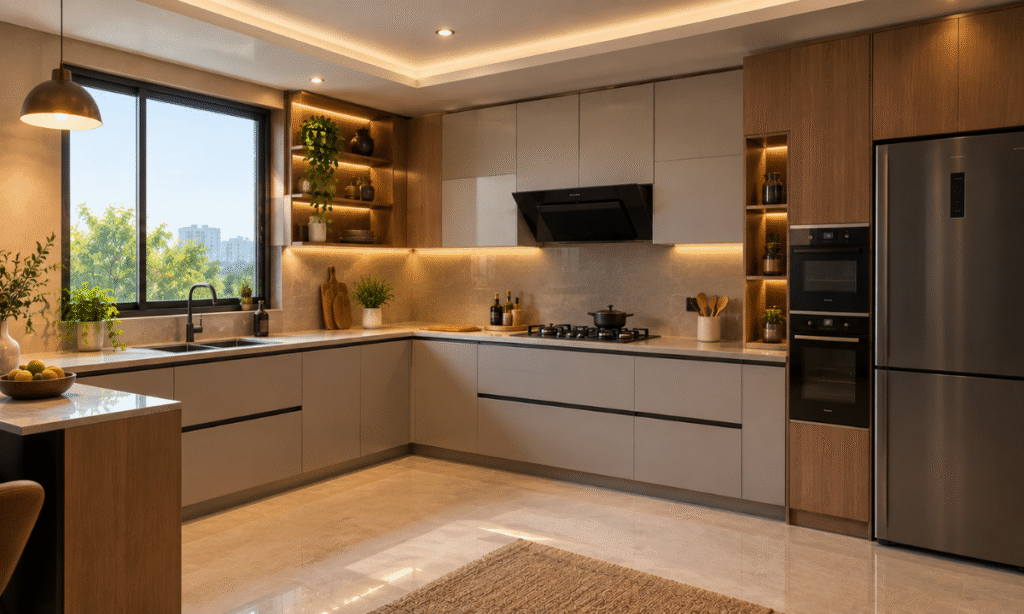 L-Shaped Kitchen
