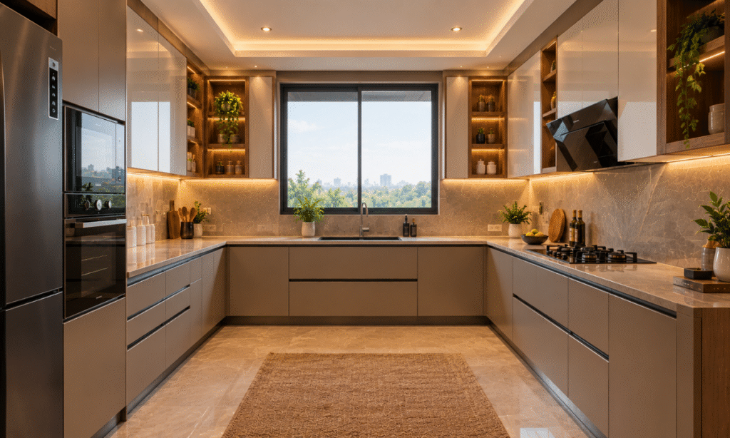 U-Shaped Kitchen