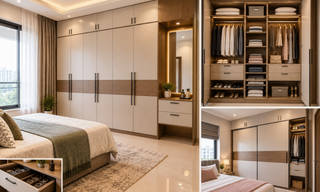 Wardrobe Design for a 2 BHK Apartment